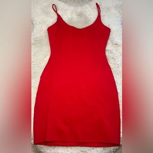 Elegant Red Women's Dress